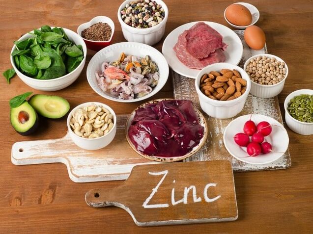 Produse care conțin zinc