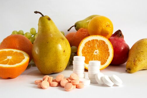 Fructe sănătoase și complexe de vitamine pentru potența masculină